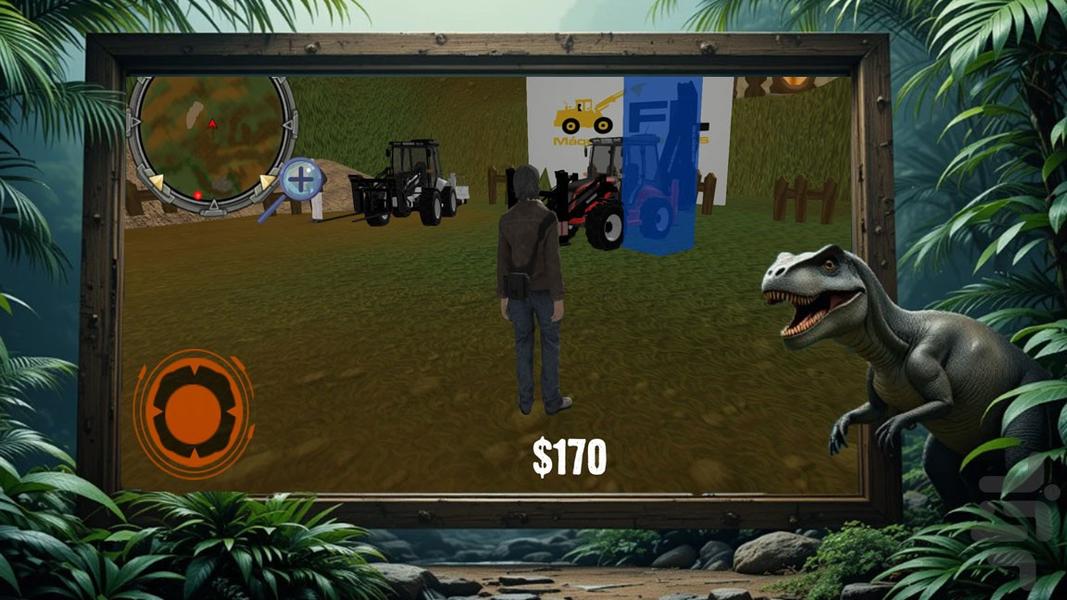بازی پارک ژوراسیک | دایناسور - Gameplay image of android game