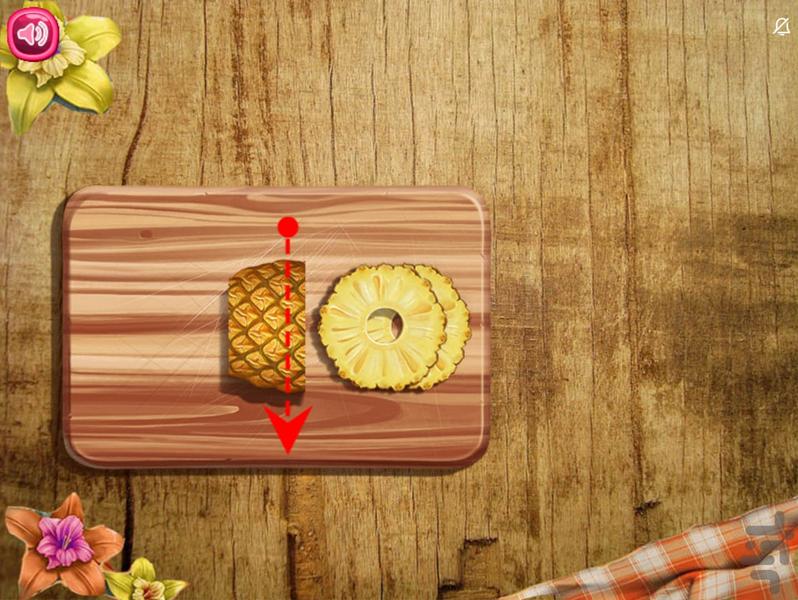 آشپزی کیک میوه ای - عکس بازی موبایلی اندروید