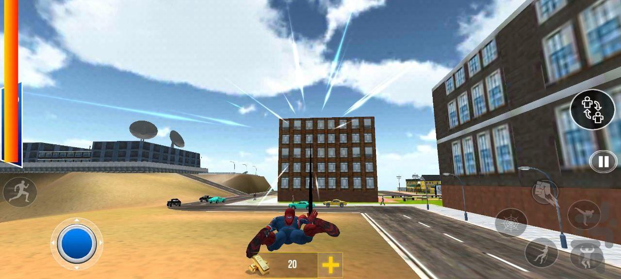 بازی مرد عنکبوتی | گنگستر شهر - عکس بازی موبایلی اندروید