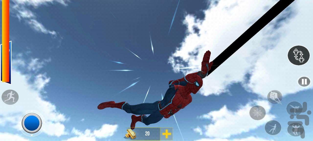 بازی مرد عنکبوتی | گنگستر شهر - عکس بازی موبایلی اندروید