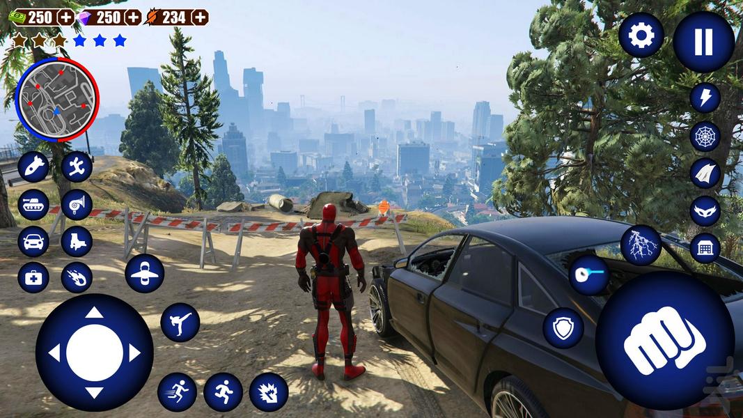 بازی مرد عنکبوتی | گنگستر شهر - عکس بازی موبایلی اندروید