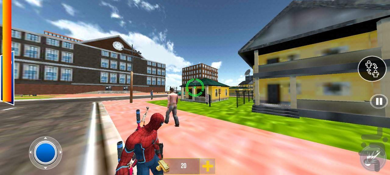 بازی مرد عنکبوتی | گنگستر شهر - عکس بازی موبایلی اندروید