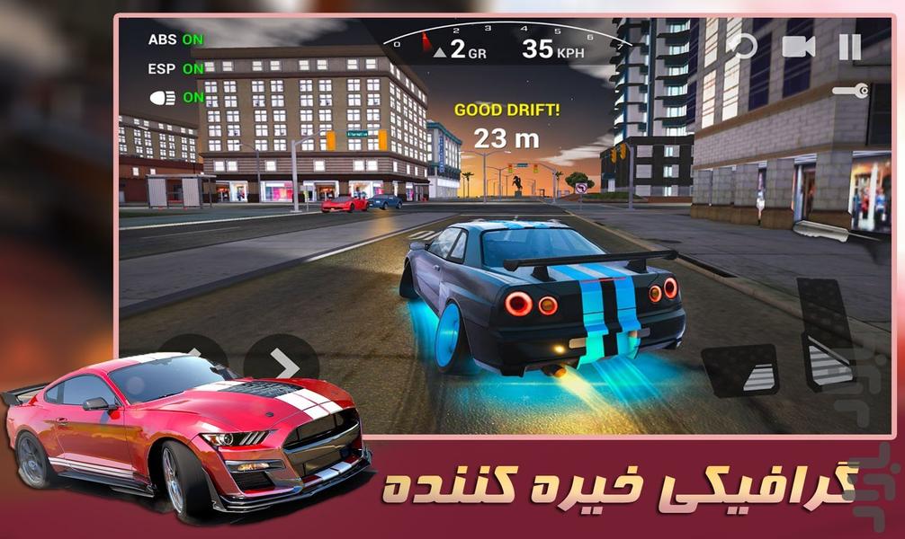 ماشین بازی مسابقه ای - Gameplay image of android game