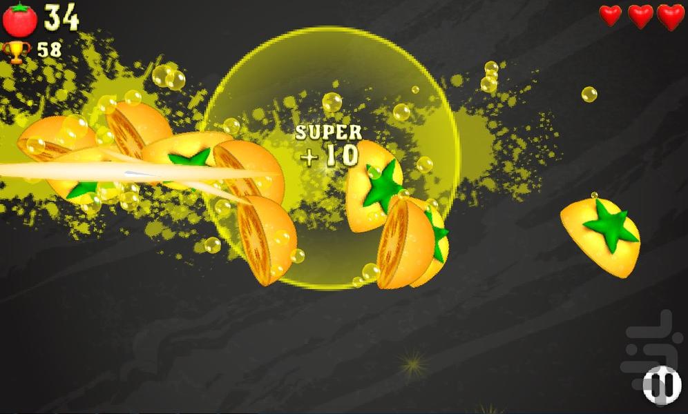 برش زن گوجه فرنگی - Gameplay image of android game