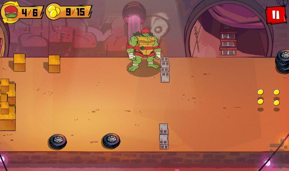 لاکپشتهای نینجا - Gameplay image of android game