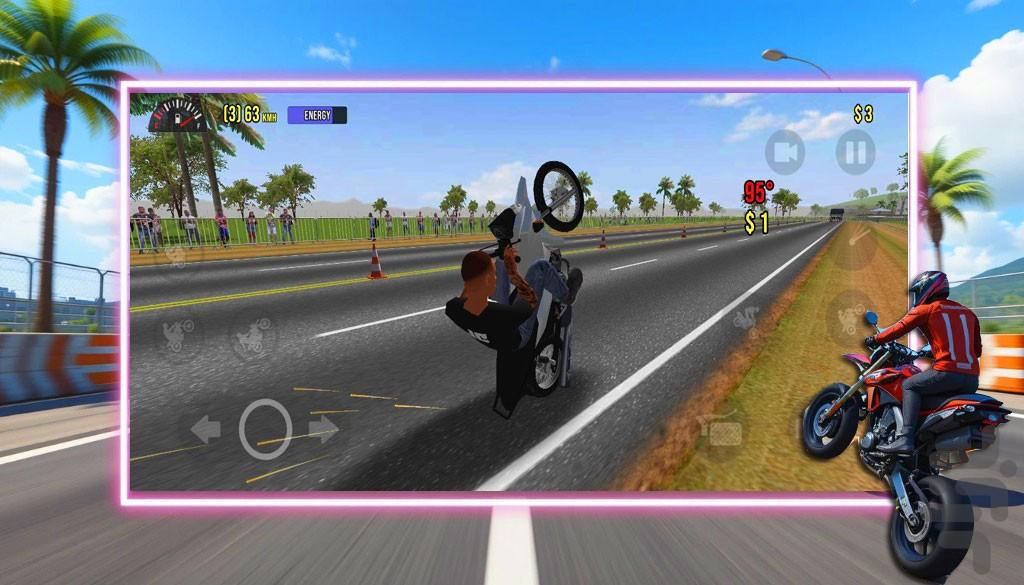 بازی موتورسواری حرفه ای - عکس بازی موبایلی اندروید