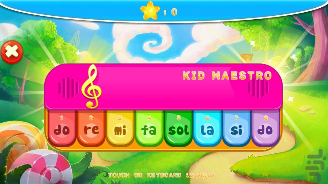 پیانو کودکانه - Image screenshot of android app
