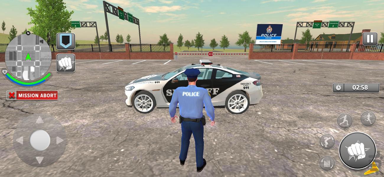بازی گشت پلیس - Gameplay image of android game