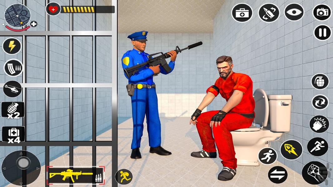 زندانی ، زندان ، پلیس بازی ، دزد و پ - Gameplay image of android game