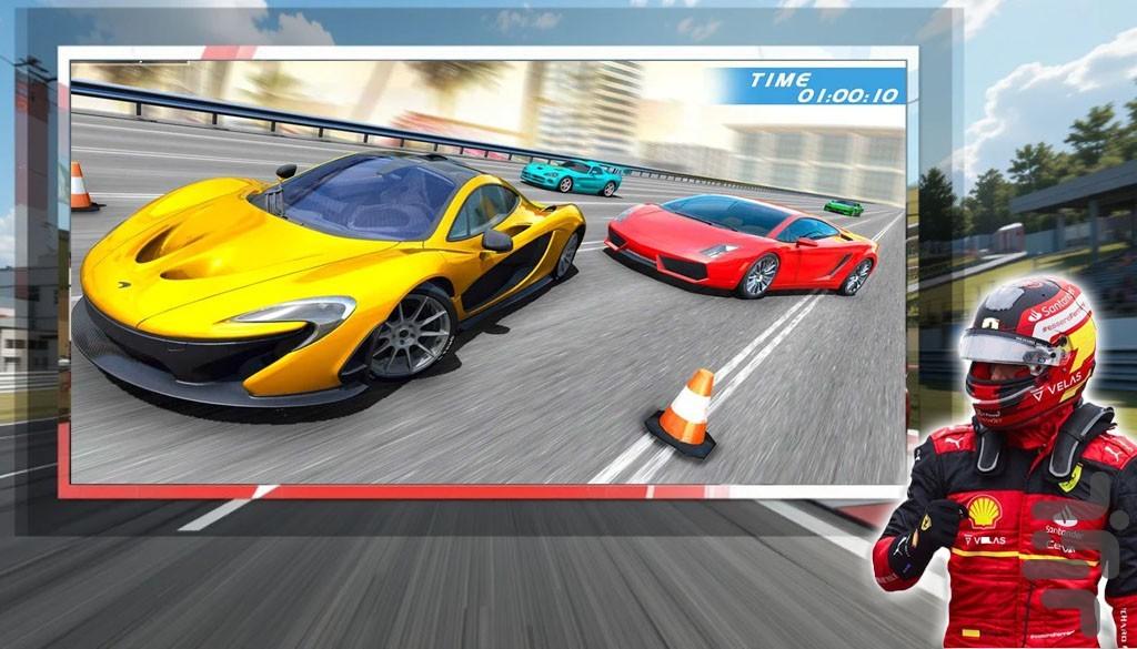بازی ماشین مسابقه - Gameplay image of android game