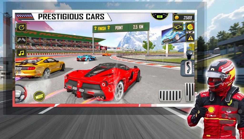 بازی ماشین مسابقه - Gameplay image of android game