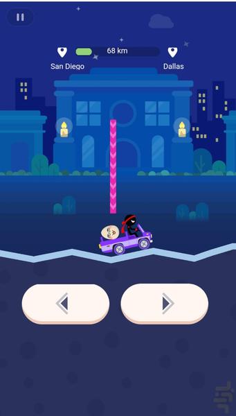 رانندگی در تپه ها - Gameplay image of android game