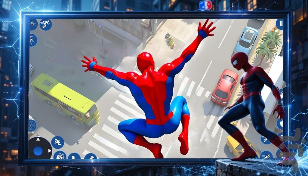 بازی مرد عنکبوتی - Gameplay image of android game