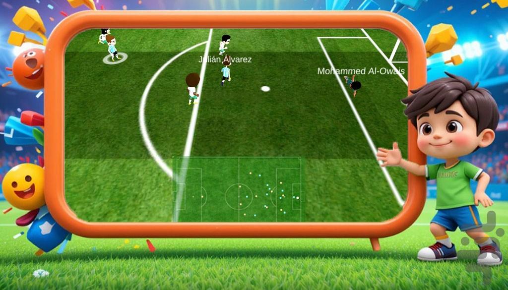 توپ بازی : بازی فوتبال - Gameplay image of android game