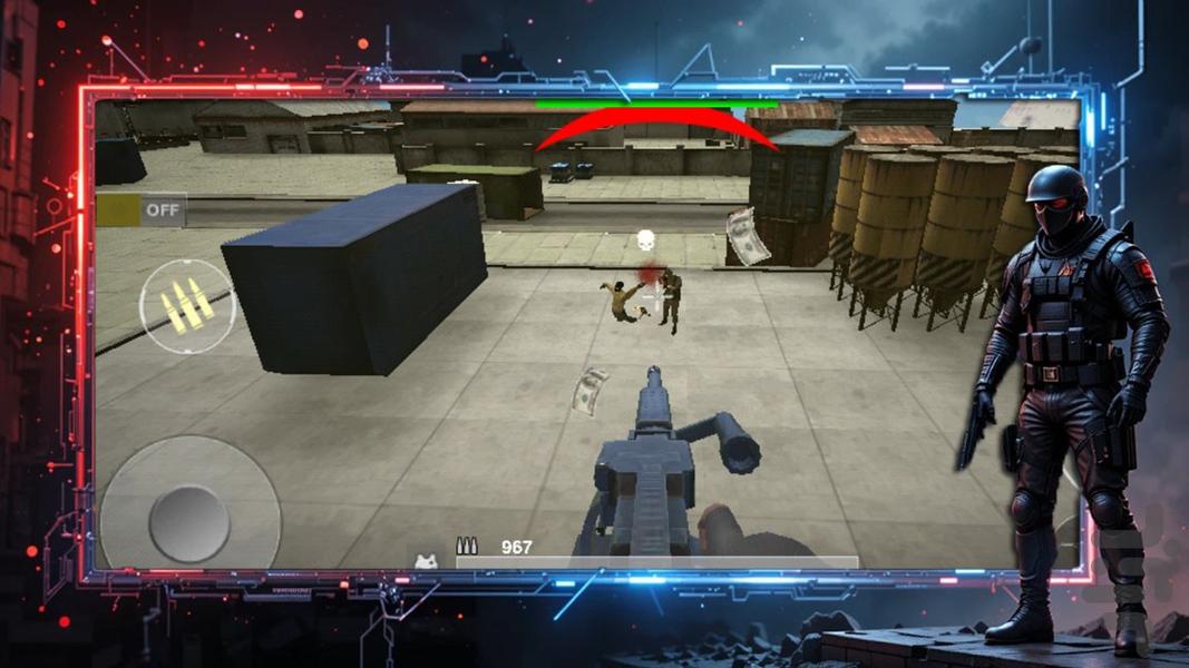 بازی جنگ جهانی دوم - Gameplay image of android game