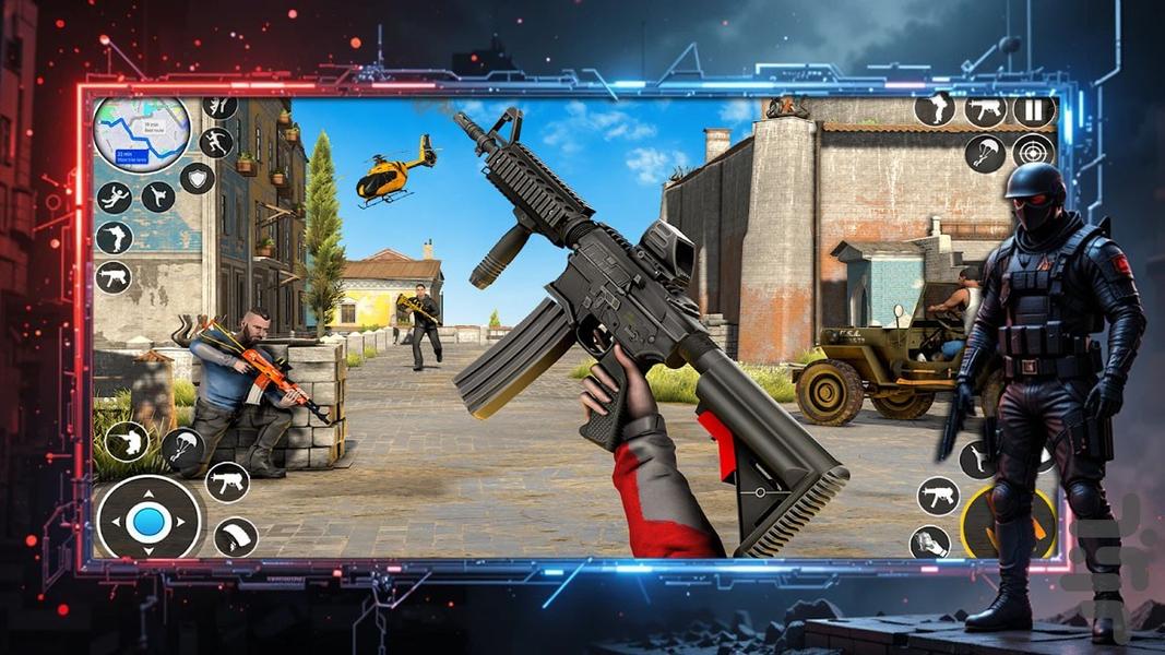 بازی جنگ جهانی دوم - Gameplay image of android game