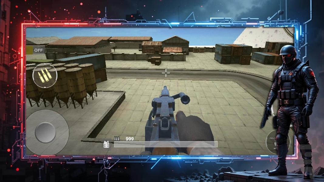 بازی جنگ جهانی دوم - Gameplay image of android game