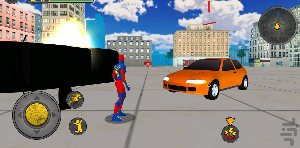 بازی مرد عنکبوتی - Gameplay image of android game