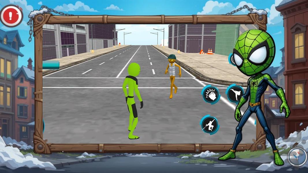 بازی مرد عنکبوتی - Gameplay image of android game