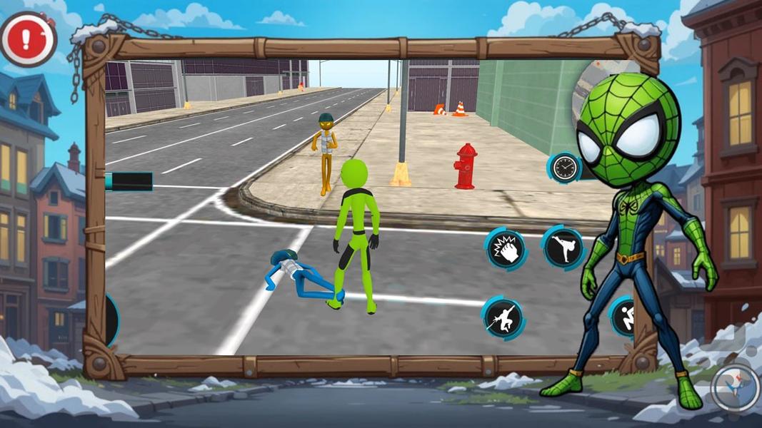 بازی مرد عنکبوتی - Gameplay image of android game