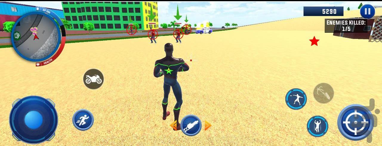 بازی مرد عنکبوتی در شهر | جدید - عکس بازی موبایلی اندروید