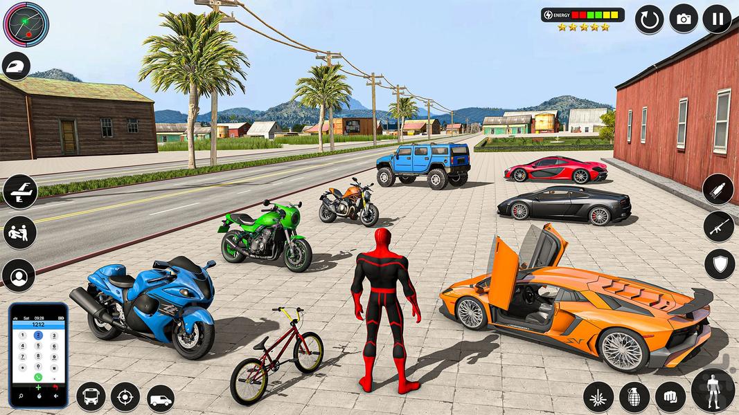 بازی مرد عنکبوتی در شهر | جدید - Gameplay image of android game