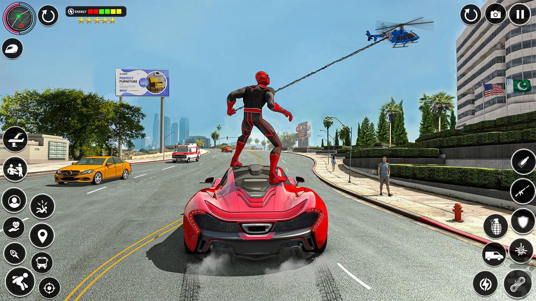 بازی مرد عنکبوتی در شهر | جدید - Gameplay image of android game