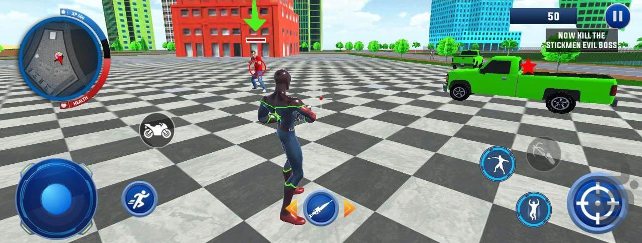 بازی مرد عنکبوتی در شهر | جدید - عکس بازی موبایلی اندروید