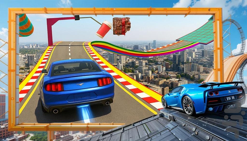 بازی ماشین مسابقه ای - Gameplay image of android game