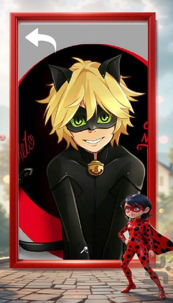 پس زمینه دختر کفشدوزکی - عکس برنامه موبایلی اندروید