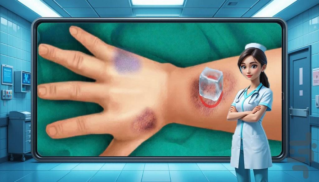 بازی دخترانه دکتری - Gameplay image of android game