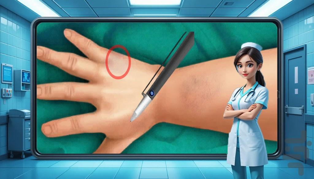 بازی دخترانه دکتری - Gameplay image of android game