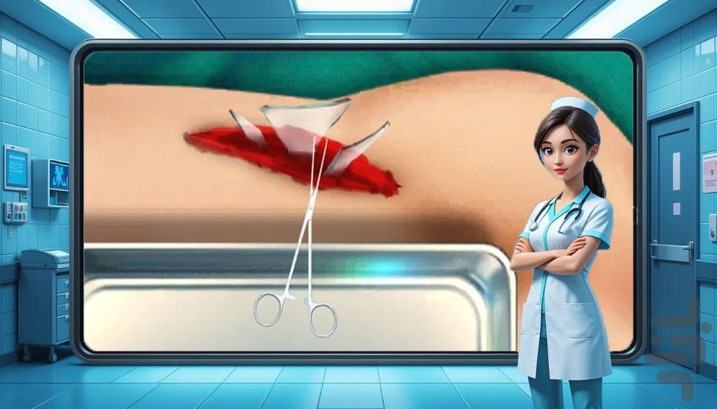 بازی دخترانه دکتری - Gameplay image of android game