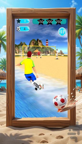 بازی فوتبال - Gameplay image of android game