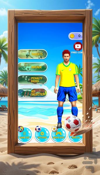 بازی فوتبال - Gameplay image of android game