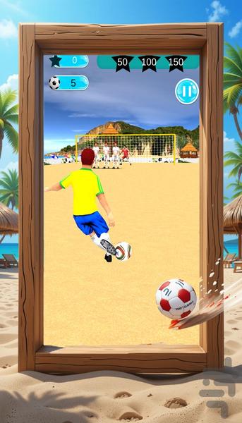 بازی فوتبال - Gameplay image of android game