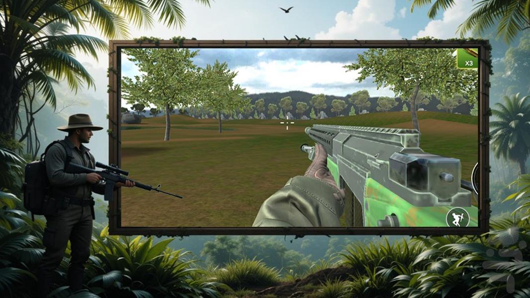 بازی شکار حیوانات - Gameplay image of android game