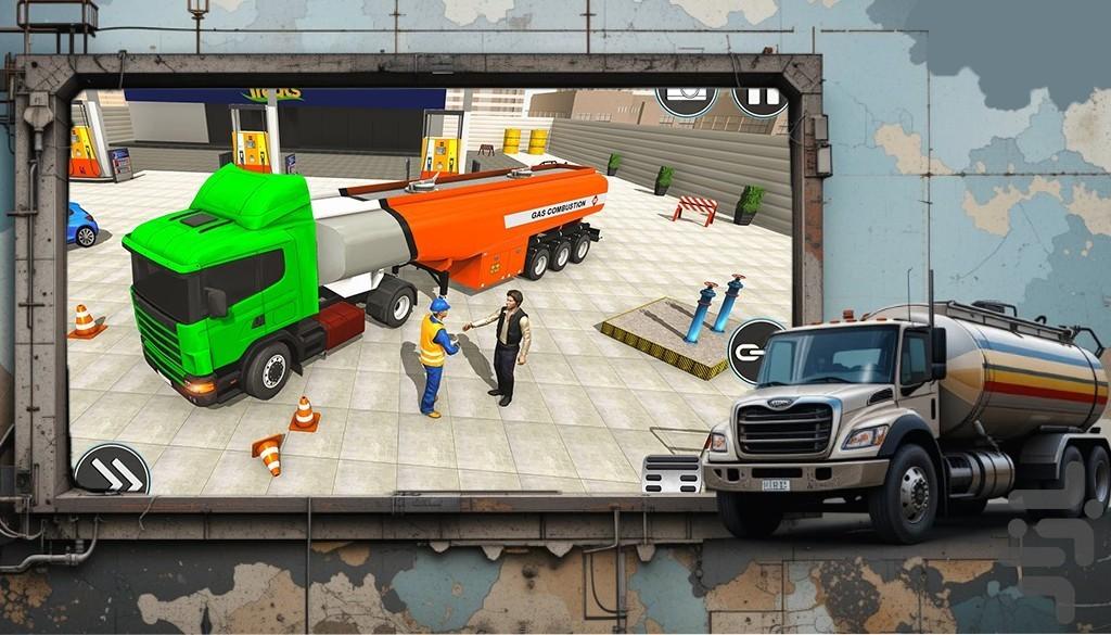 بازی کامیون سنگین - Gameplay image of android game