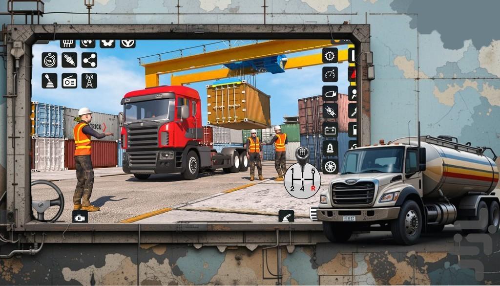 بازی کامیون سنگین - Gameplay image of android game
