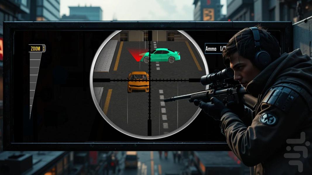بازی اسنایپر | تفنگ بازی - Gameplay image of android game