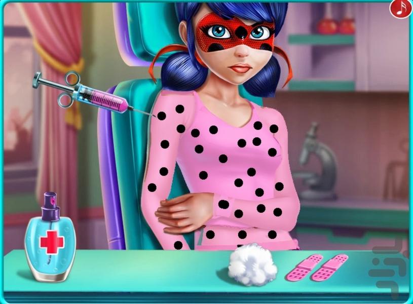 بازی واکسن دختر کفشدوزکی - عکس بازی موبایلی اندروید