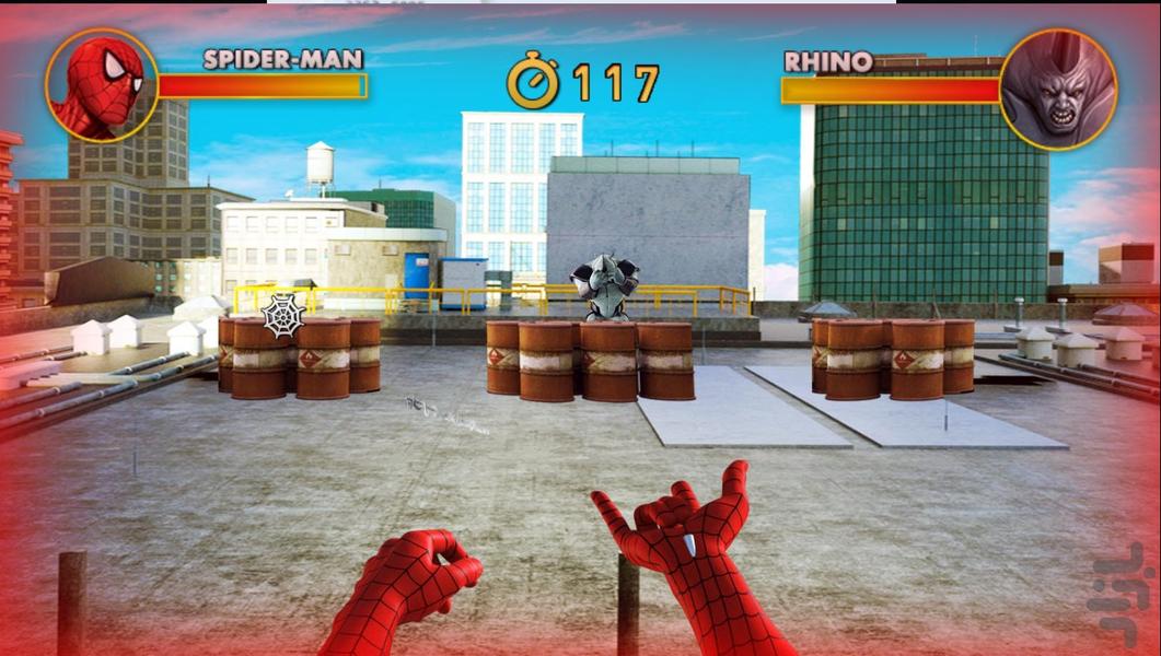 بازی مرد عنکبوتی جنگجو - Gameplay image of android game