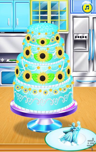 بازی آشپزی پخت کیک یخی - Gameplay image of android game