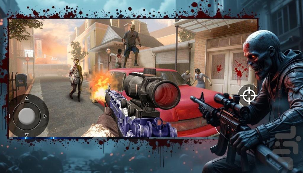 بازی کانتر زامبی - Gameplay image of android game