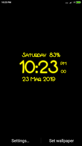 Digital Clock - Image screenshot of android app