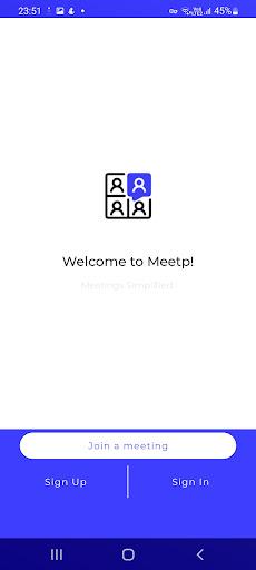 Meetp - Cloud Meetings Refined - عکس برنامه موبایلی اندروید