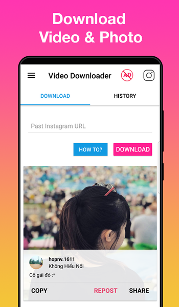 GetTik - Download No Watermark - عکس برنامه موبایلی اندروید