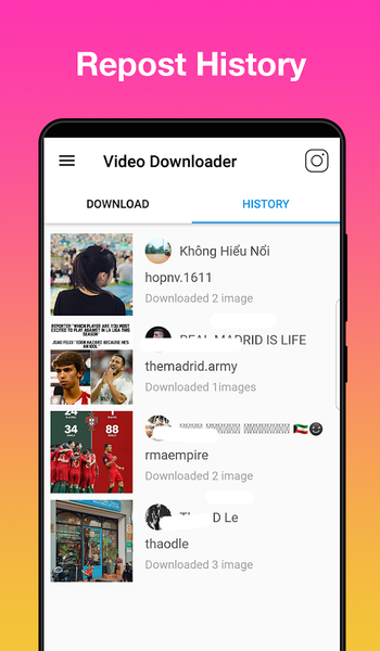 GetTik - Download No Watermark - عکس برنامه موبایلی اندروید
