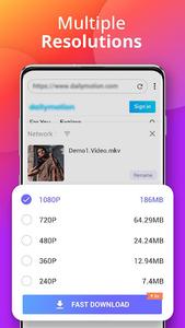 Downloader - Video Downloader - عکس برنامه موبایلی اندروید