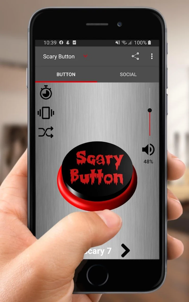 Scary Sounds Button - Image screenshot of android app